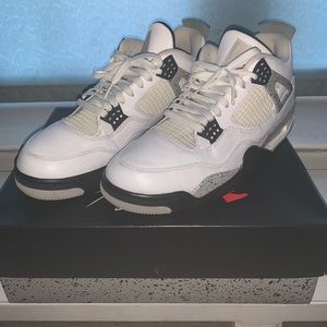 Jordan White Cement 4s - Size 11.5